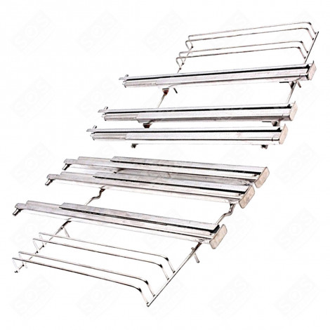 ORIGINAL TELESCOPIC RUNNERS + GRILL RACK GAS / ELECTRIC OVENS - 00708430, 17007521