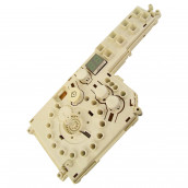 Electronic card, control module with display