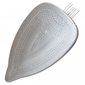 Steam iron soleplate