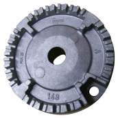 Semi-rapid burner crown