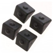 Set of 4 Glass Spacers