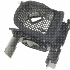 Motor and filter cover