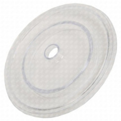 Red mixer bowl deflector