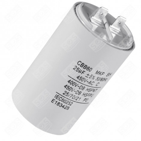 CAPACITOR 25MF ORIGINAL STEAM CLEANER - 9.085-013.0, 90850130