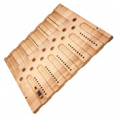 Modular wooden shelf