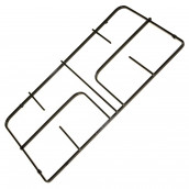 2-burner gas hob grille