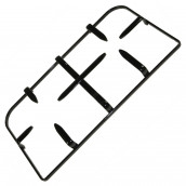 2-burner gas hob grille