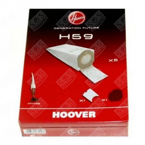 BOITE DE 5 SACS 1 FILTRE H59 A VACUUM CLEANER  - 35600279