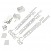 Flush door mounting kit