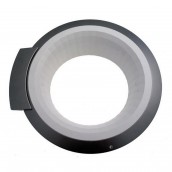 Porthole door with handle