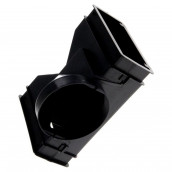 Hood recycling deflector