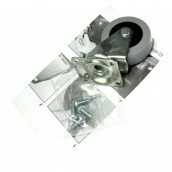 Pivoting front wheel