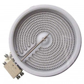 Halogen burner plate