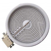 Halogen burner plate