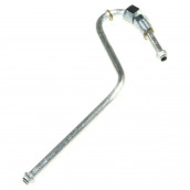 Right auxiliary burner tube