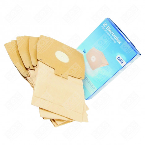 ORIGINAL SET OF 5 E6N BAGS VACUUM CLEANER  - 9001961193