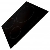 Induction hob glass plate