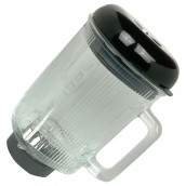 Glass blender jug, complete