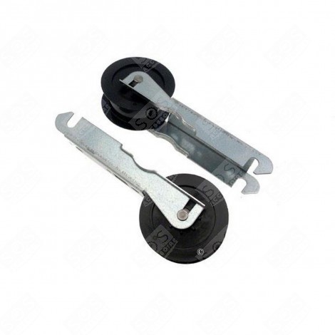 SET OF 2 TENSIONER IDLER PULLEYS AND BRACKETS TUMBLE DRYER - 06017597, 40004610