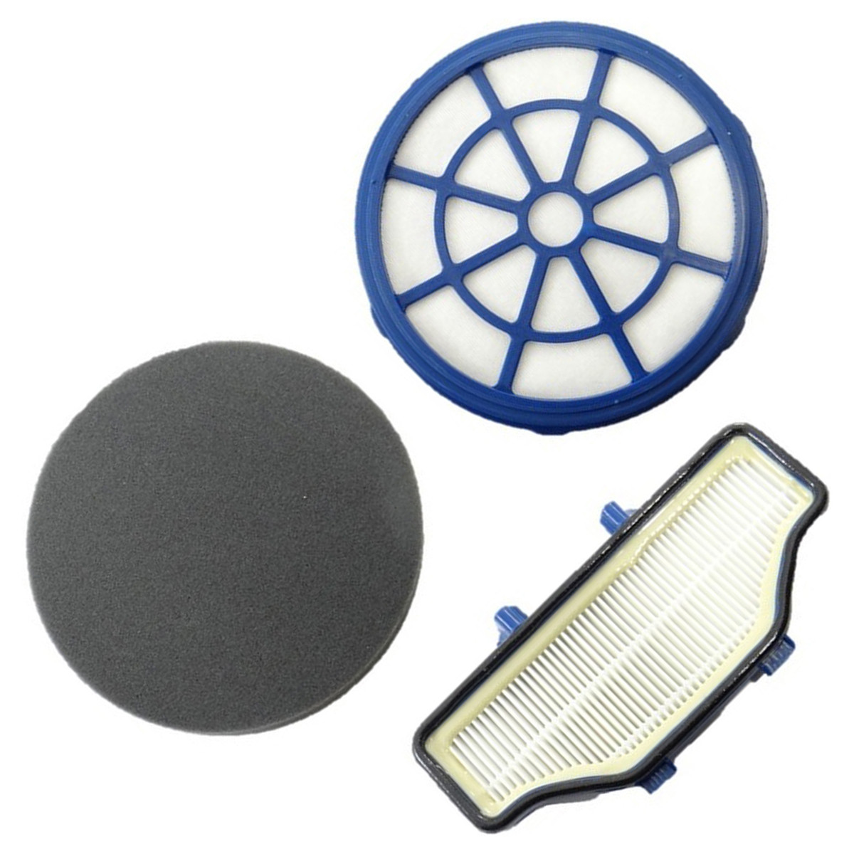 Hoover 35601910 Kit Filtro Di Ricambio, Nero, In Plastica, Per Aspirapolvere Velocity Evo Pets Senza Sacco