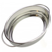 Steam basket without bottom