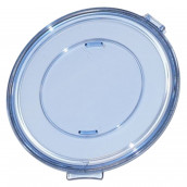 Turquoise blue round lid