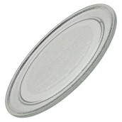 Glass turntable diam. 28.4cm