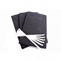 Set of 3 carbon filters (with mounting struts)