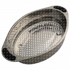 Steam basket with bottom