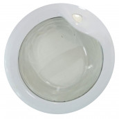 Complete porthole with hinge