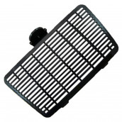 Black hepa filter rear grille