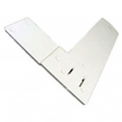 Plastic support for tray