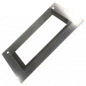 External oven door window