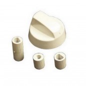 White universal control knobs