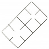 Enamel right or left hob frame