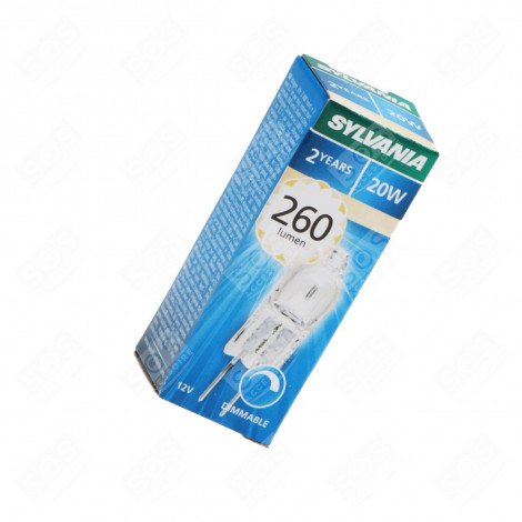 HALOGEN BULB 12V / 20W EXTRACTOR HOOD - 133.0257.212, 12EC016