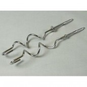 2-pack of stainless steel dough hooks