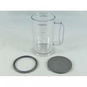 Graduated clear bowl kit 750ml + gasket + lid