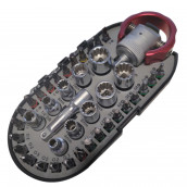 Set of sockets and attachments
