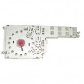 Electronic card, control module with display