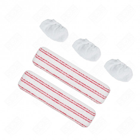 KIT 2 CLOTHS + 3 ORIGINAL BRUSHES STEAM CLEANER - PAEU0324