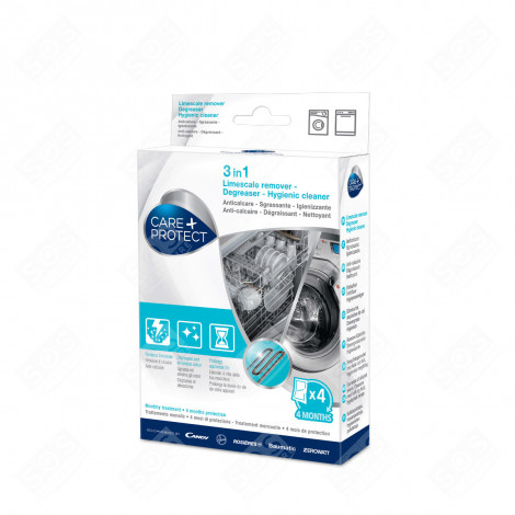 3-IN-1 DESCALER/DEGREASER/CLEANER 4 X 50G WASHING MACHINE - 35601769, 35602763