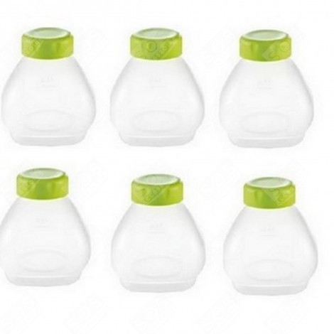6 YOGHURT BOTTLES AND DELICES BOTTLE BRUSH YOGHURT MAKER - XF102000