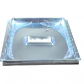 Stainless steel counter door