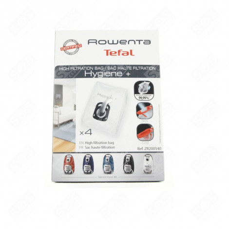 ASPI BAGS X 4 VACUUM CLEANER  - ZR200540