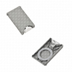 Rinse aid distributor flap