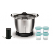 Mini Bowl + 4 Glass Containers