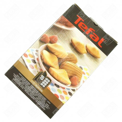 SET OF 2 MINI MADELEINE PLATES WAFFLE, TOASTED SANDWICH MAKER - XA801512