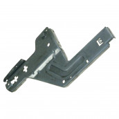 Housing against left hinge