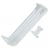 Straight plastic plate